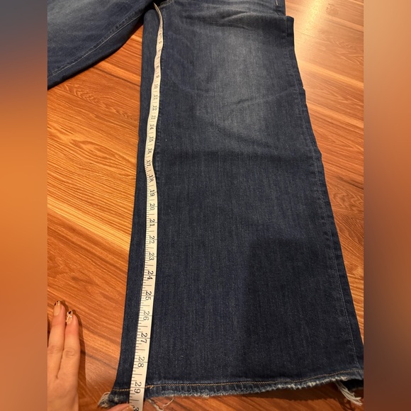 American Eagle Outfitters Dark Blue Flare Jeans - Picture 5 of 6